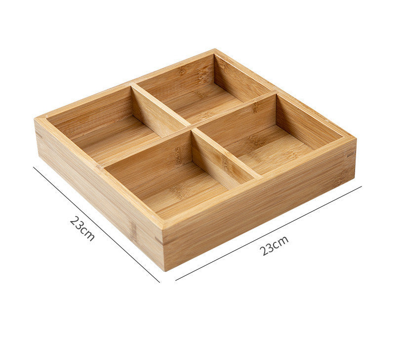 Creative Bamboo Dried Fruit Tray