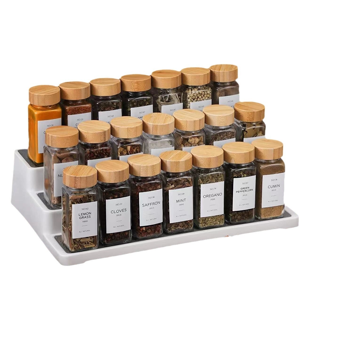 120ml Bamboo Wood Cover Spice Jar