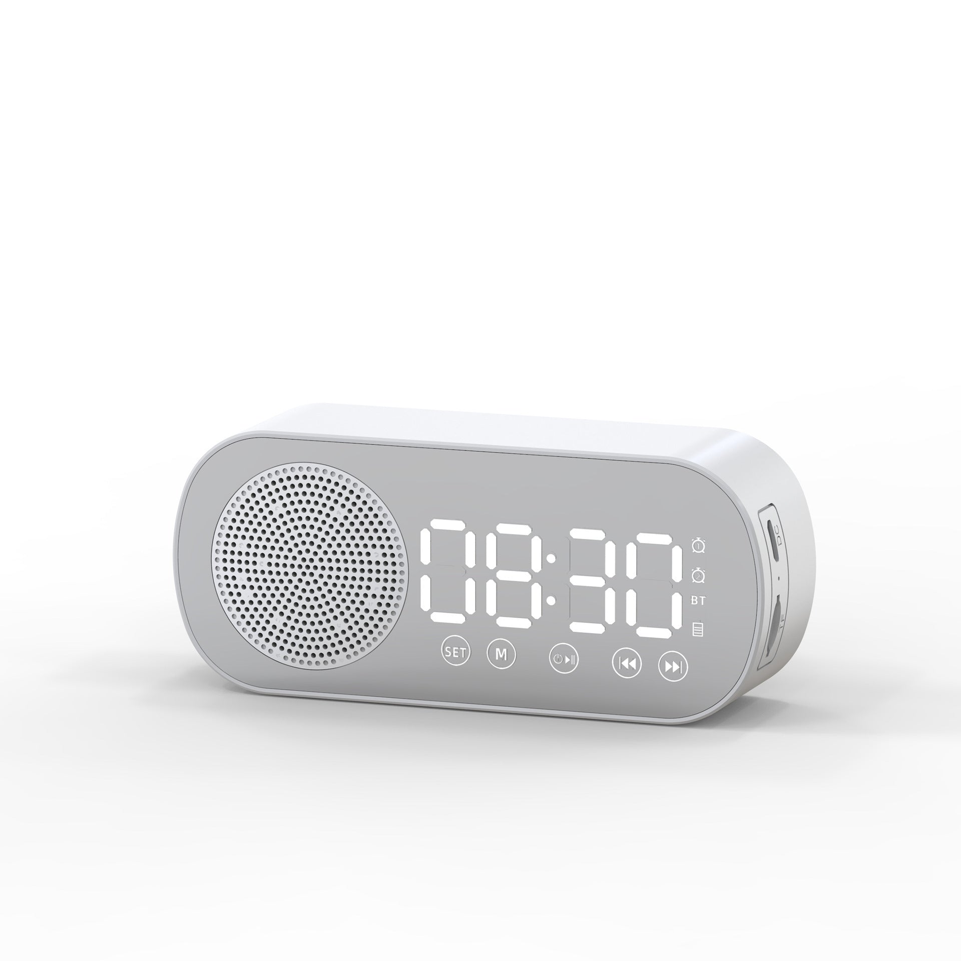 BT Music Alarm Clock with FM Radio