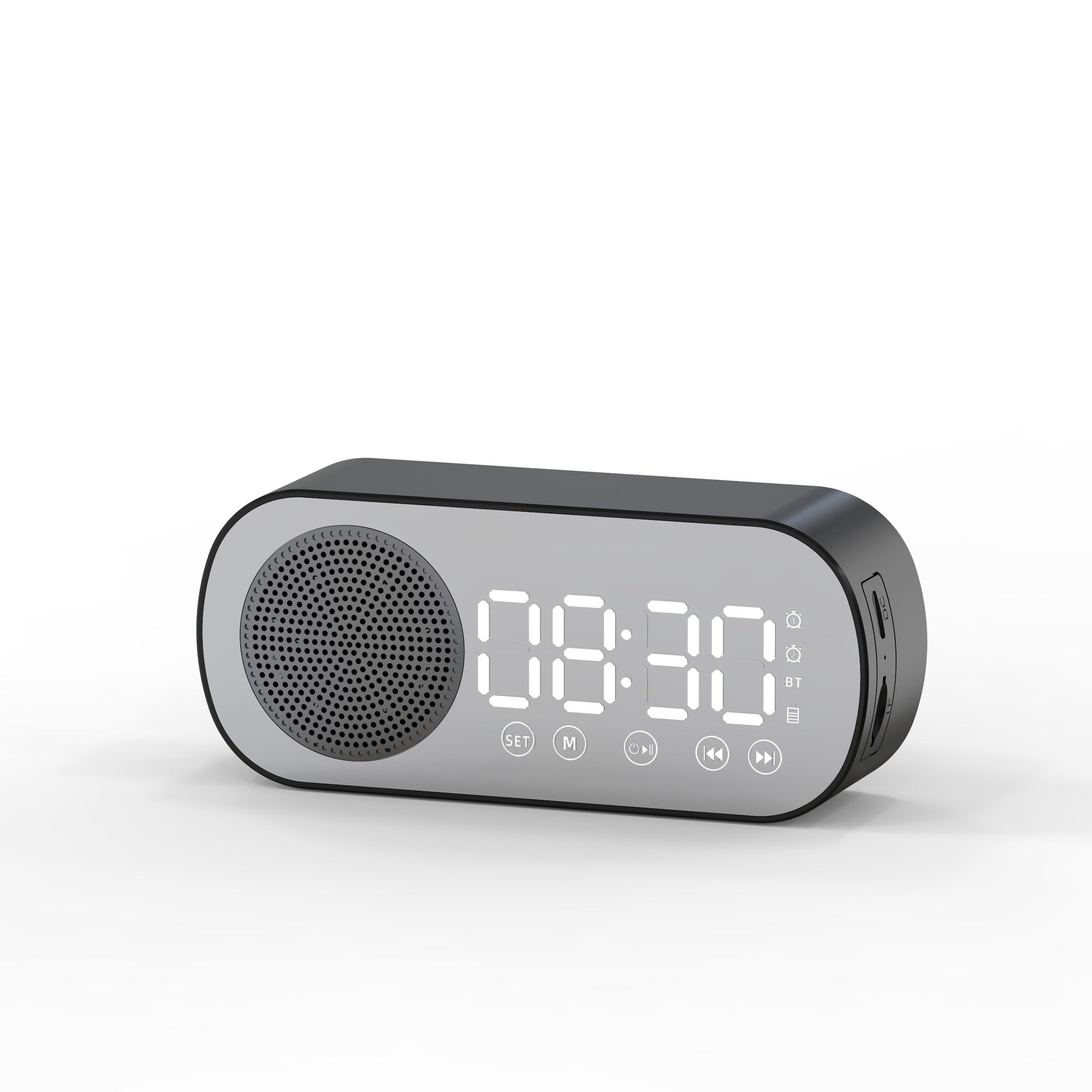 BT Music Alarm Clock with FM Radio