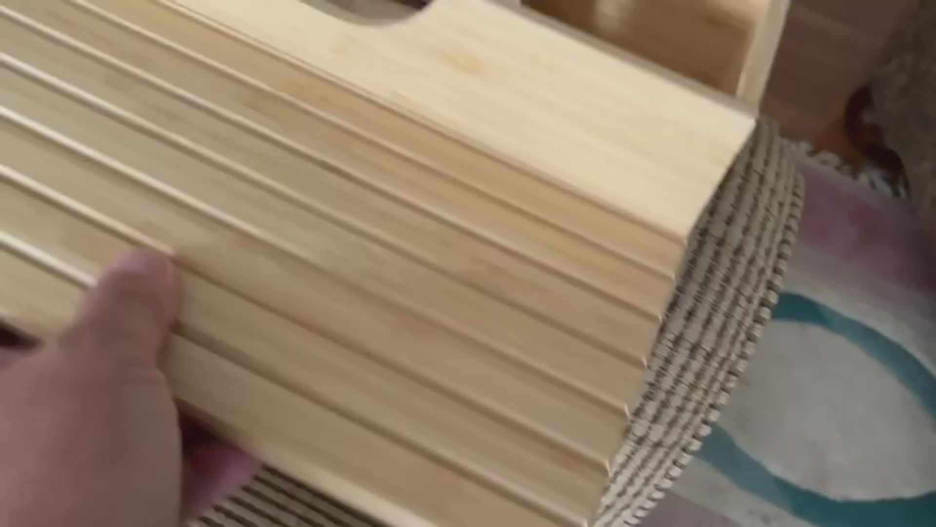 Modern Minimalist Bamboo Sofa Tray