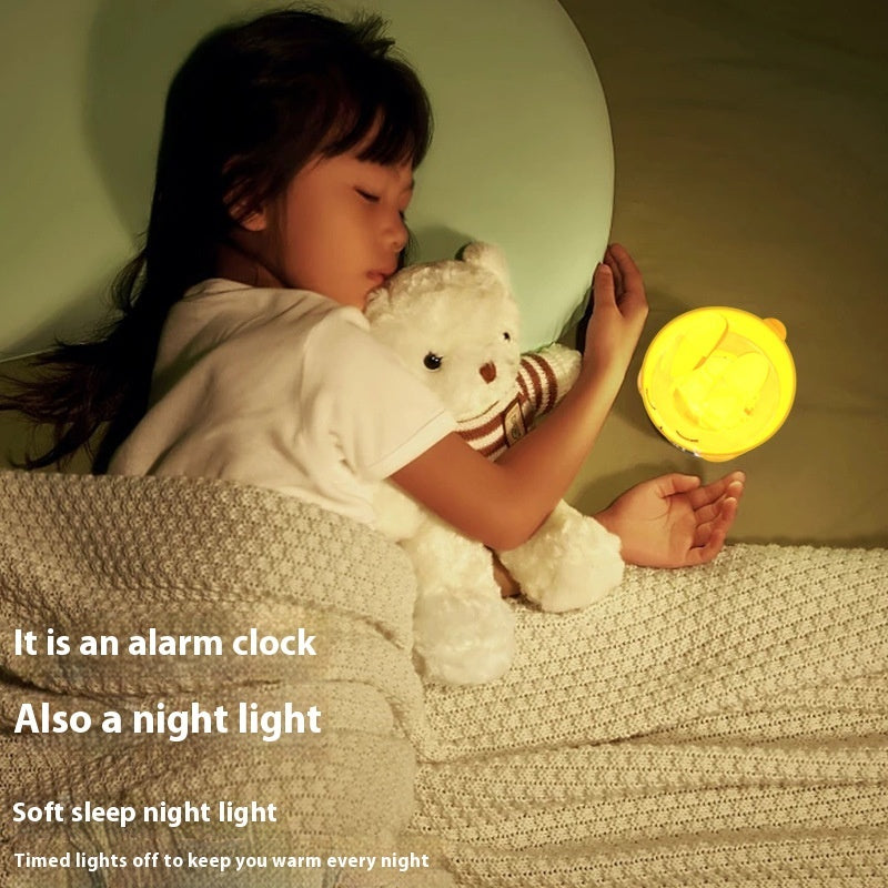 Silicone Racket Light with Alarm Clock