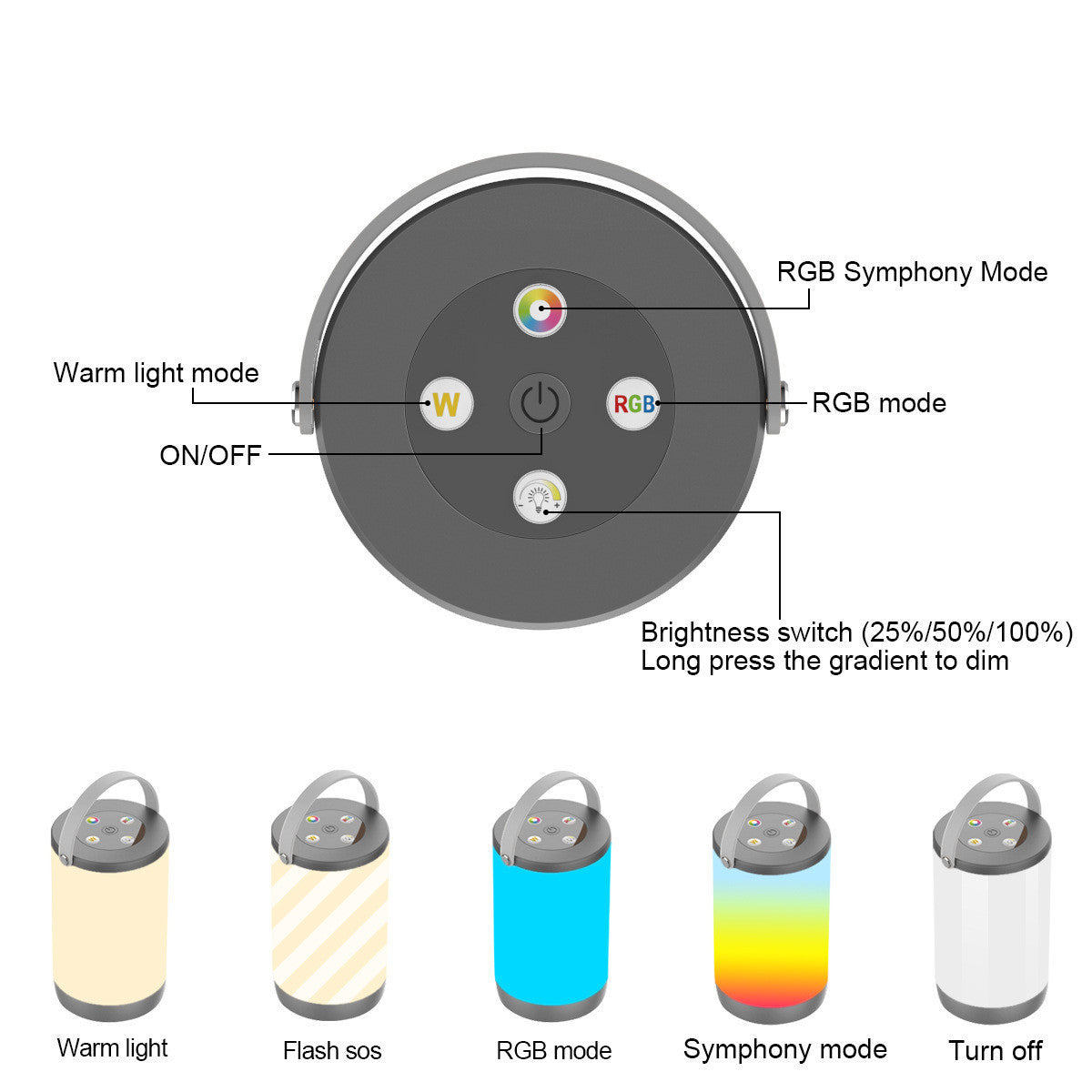Portable Night Light Camping Ligh