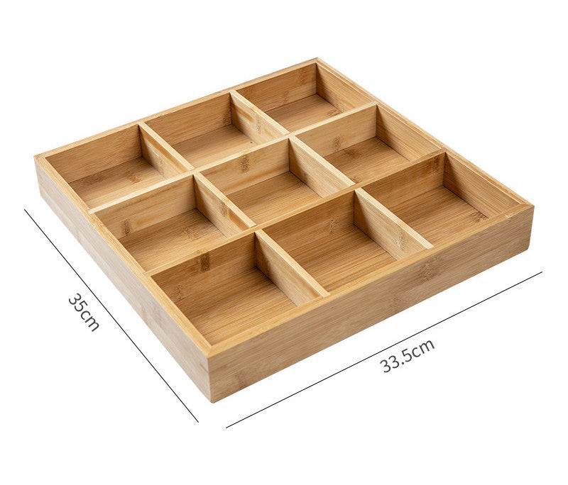 Creative Bamboo Dried Fruit Tray