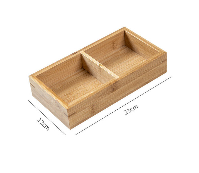 Creative Bamboo Dried Fruit Tray