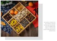 Creative Bamboo Dried Fruit Tray