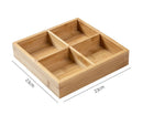 Creative Bamboo Dried Fruit Tray
