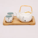 Rectangular Japanese style bamboo tray