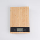 Bamboo panel kitchen scale
