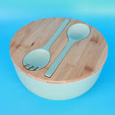 Bamboo fiber biodegradable salad bowl