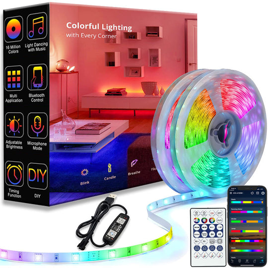 RGB Color-changing Magic USB Light Strip