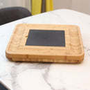 Bamboo Bread Fruit Cheese Plate Set