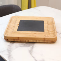Bamboo Bread Fruit Cheese Plate Set