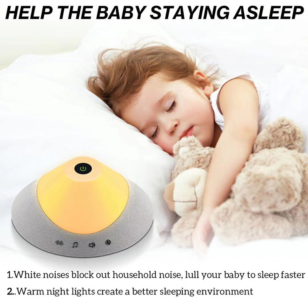 White noise sleep device LED night light