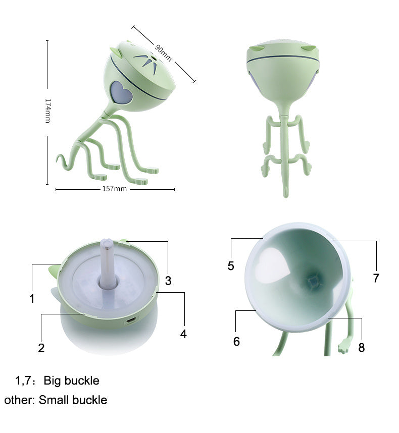 150ML Cat Ultrasonic Humidifier Diffuser
