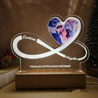 3D Night Light Couple Bedside Light